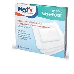 Meds Pore Medicazione 10x30cm 3 Pezzi