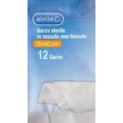 Garza Alvita Sterile 18x40cm Tnt 12 Pezzi