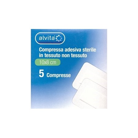 Garza Alvita Adesiva Sterile 10x8cm In Tnt