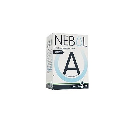 Nebul Soluzione Fisiologica 25 Flaconcini 2ml Nebul Soluzione Fisiologica 25 Flaconcini 2ml
