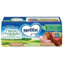 Mellin Omogeneizzato Manzo E Prosciutto Con Verdure 2x120g