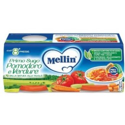 Mellin Primo Sugo Pomodoro E Verdure 2x80g