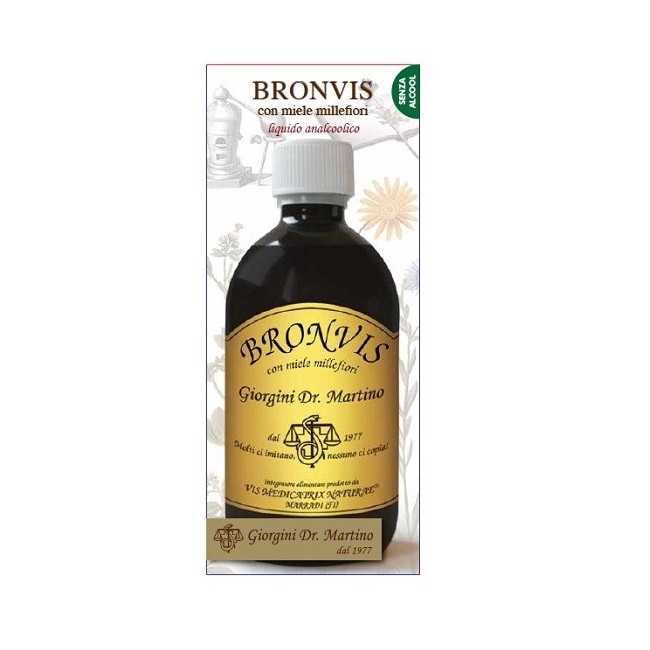 Dr Giorgini Bronvis Con Miele Millefiori 500 Ml Dr Giorgini Bronvis Con Miele Millefiori 500 Ml