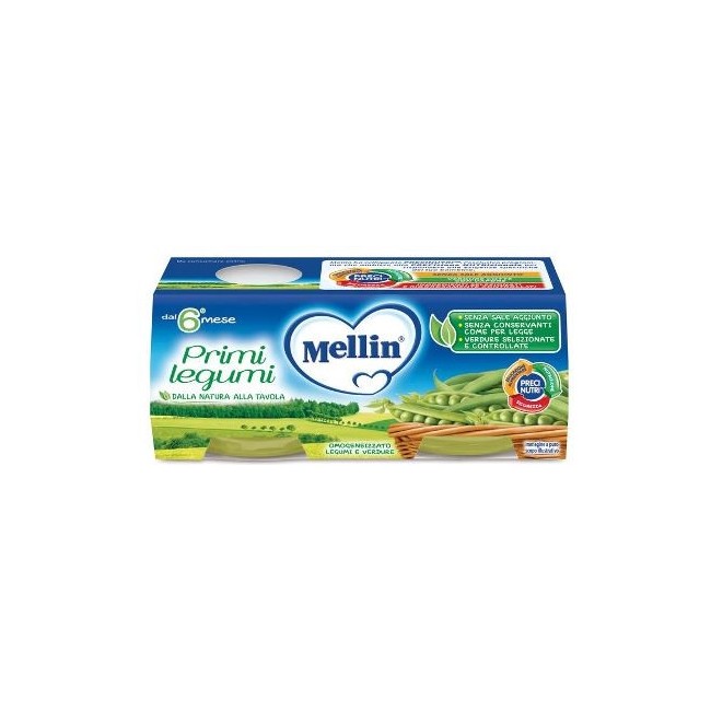 Mellin Omogeneizzato Primi Legumi 2x80g Mellin Omogeneizzato Primi Legumi 2x80g