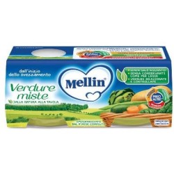 Mellin Omogeneizzato Di Verdure Miste 2x80g