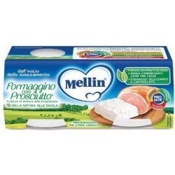 Mellin Baby Formaggino Con Prosciutto 2x80g