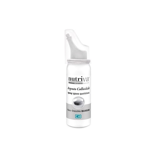 Nutriva Argento Colloidale Spray Per Naso E Orecchie 30ml Nutriva Argento Colloidale Spray Per Naso E Orecchie 30ml