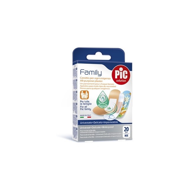 Artsana Cerotto Pic Family Mix Con Tampone 20 Pezzi Artsana Cerotto Pic Family Mix Con Tampone 20 Pezzi