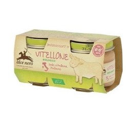Alce Nero Omogeneizzato Di Vitellone Baby Food Bio 2 X 80 G
