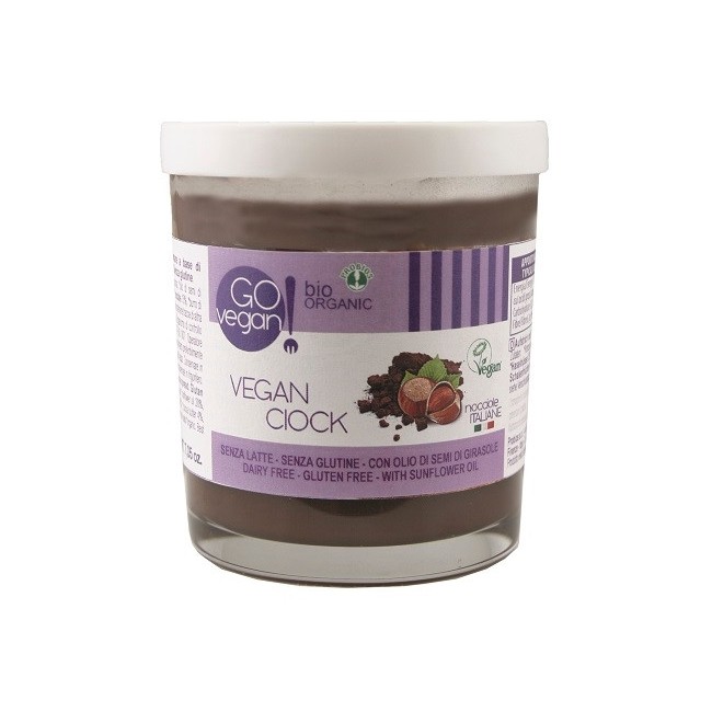 Go Vegan Ciock Crema Spalmabile Di Cacao E Nocciole 200g Go Vegan Ciock Crema Spalmabile Di Cacao E Nocciole 200g