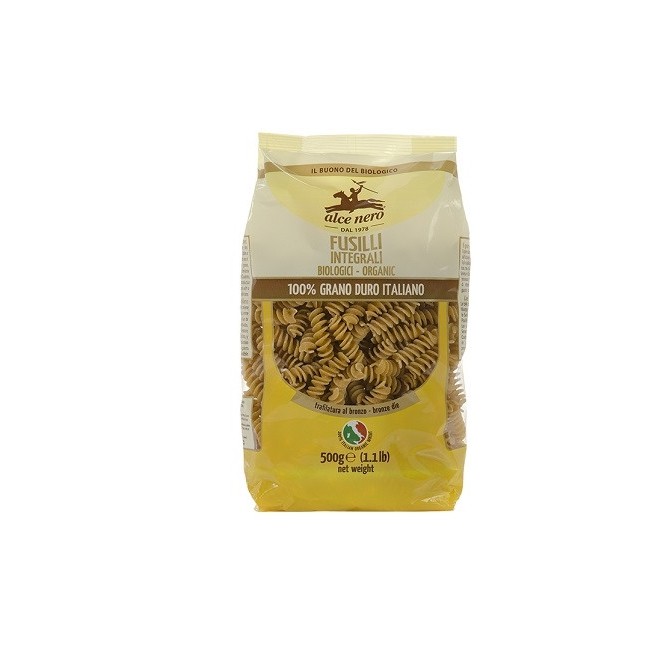 Alce Nero Fusilli Integrali Di Grano Duro Biologici 500g Alce Nero Fusilli Integrali Di Grano Duro Biologici 500g