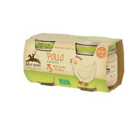 Alce Nero Omogeneizzato Di Pollo 2x80g