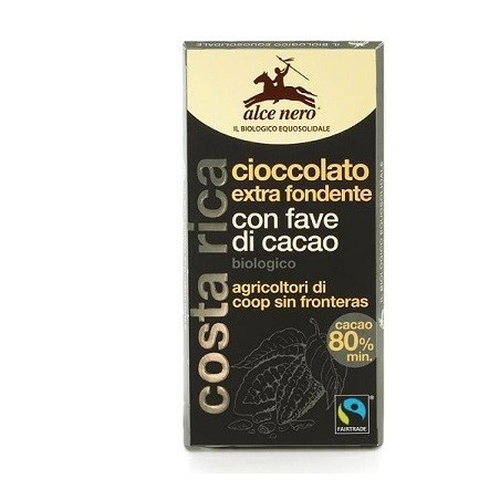 Alce Nero Tavoletta Di Cioccolato Extrafondente 80% Bio 100g