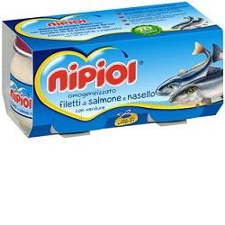 Nipiol Omogeneizzato Al Salmone Nasello E Verdure 2x80g