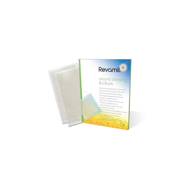 Garza Medicata Revamil 8x8cm 7 Pezzi