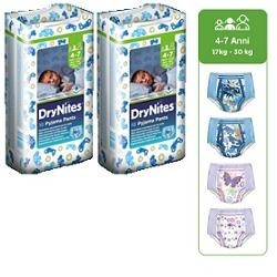 Huggies Drynites Girl 4/7 Anni M 17/30kg 10 Pezzi