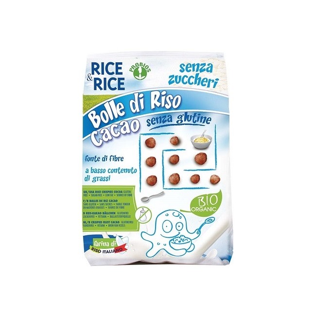 Rice&rice Bolle Di Riso Al Cacao Senza Lievito 150g