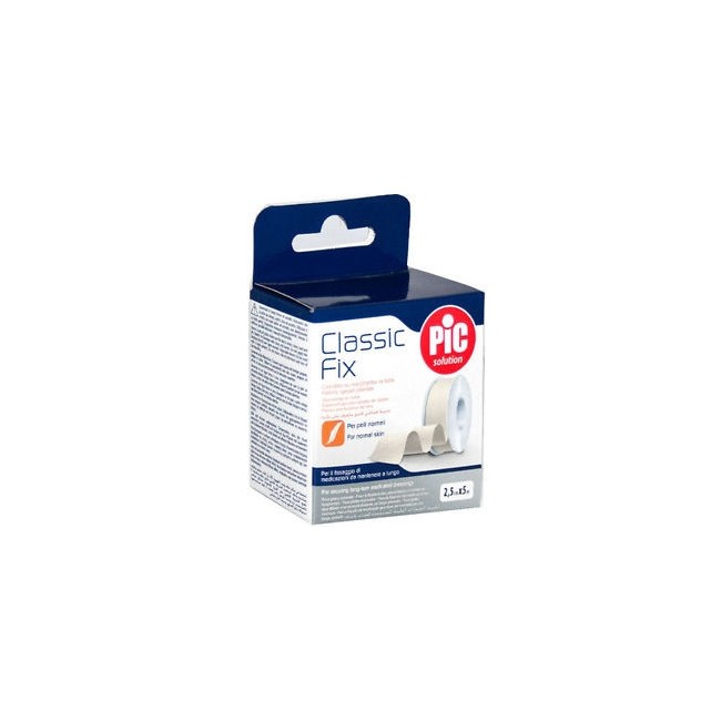 Cerotto Pic Classic Fix Rocchetto Tela 2,5x500 Cm Cerotto Pic Classic Fix Rocchetto Tela 2,5x500 Cm