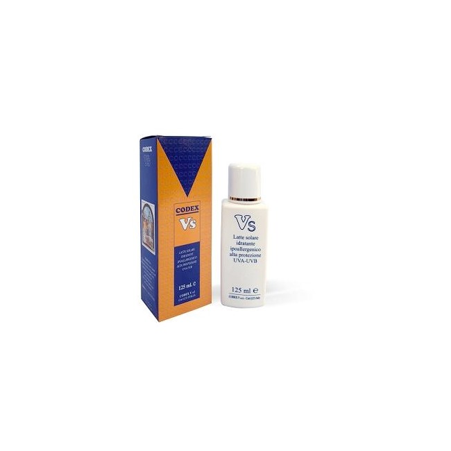 Codex Vs Latte Solare Idratante Alta Protezione 125ml Codex Vs Latte Solare Idratante Alta Protezione 125ml
