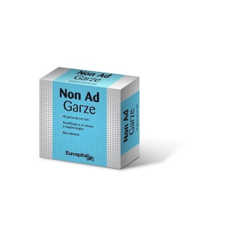 Garza Paraffinata Non Aderente 5x5 Cm 40 Pezzi