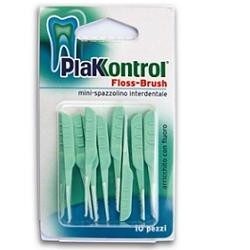 Plakkontrol Flossbrush Blister 10 Pezzi