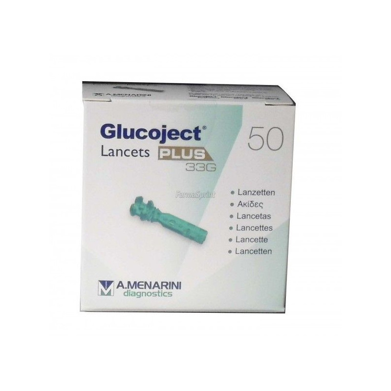 Glucoject Lancets Nodol G33 50 lancette pungidito indolori Para