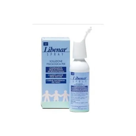 Libenar Spray Soluzione Fisiologica per la mucosa nasale 40 ml -  Para-Farmacia Bosciaclub