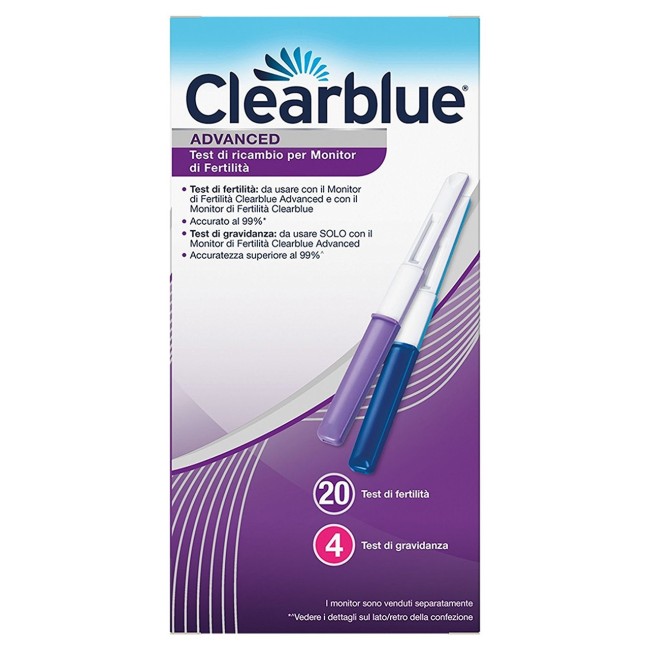 Clearblue Advanced Test Di Ricambio Per Monitor Clearblue Advanced Test Di Ricambio Per Monitor