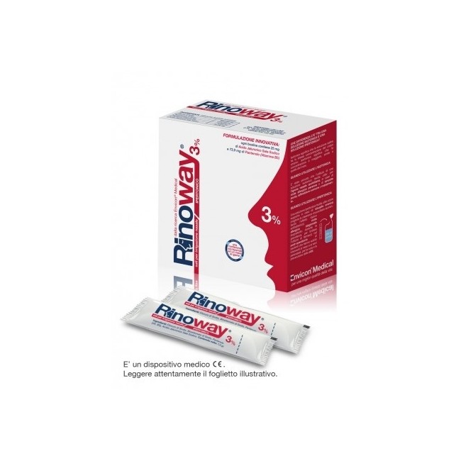 Envicon Medical Rinoway 3% Sali Ipertonici Bustine Envicon Medical Rinoway 3% Sali Ipertonici Bustine
