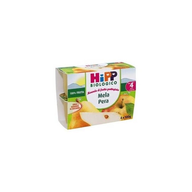 Hipp Merenda Mela E Pera 4 X 100 Gr Hipp Merenda Mela E Pera 4 X 100 Gr