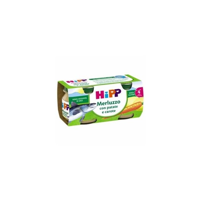 Hipp Merluzzo Carote E Patate 2 X 80 Gr Hipp Merluzzo Carote E Patate 2 X 80 Gr