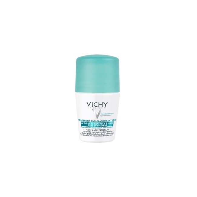 Vichy Deodorante Roll-on 48h Anti-tracce 50 Ml