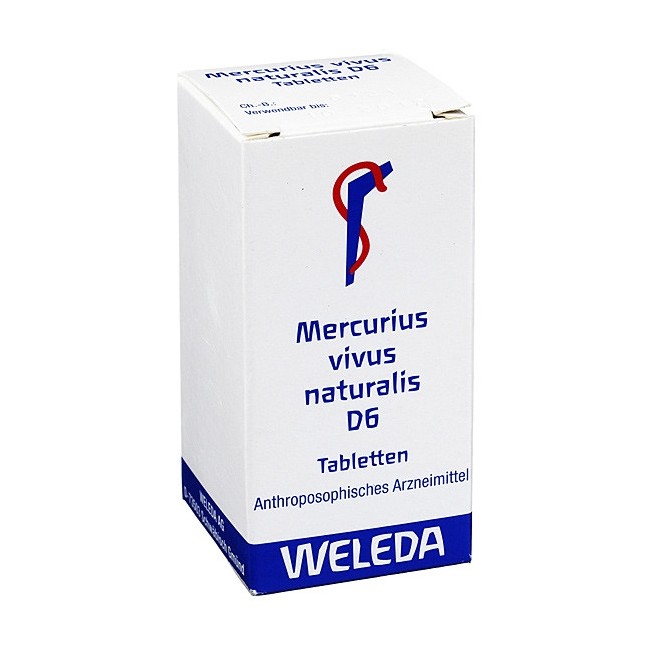 Weleda Mercurius Vivus Naturalis D6 80 Compresse Weleda Mercurius Vivus Naturalis D6 80 Compresse
