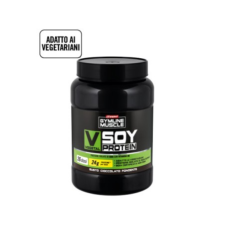 Gymline Muscle Soy Protein Cioccolato 800g Gymline Muscle Soy Protein Cioccolato 800g
