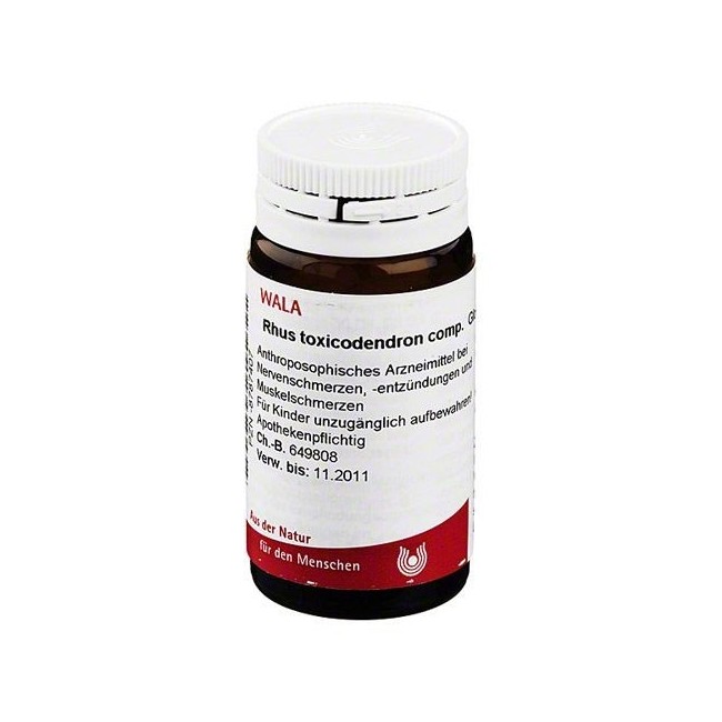 Rhus Toxicodendron Comp 20g Globuli Wala Rhus Toxicodendron Comp 20g Globuli Wala