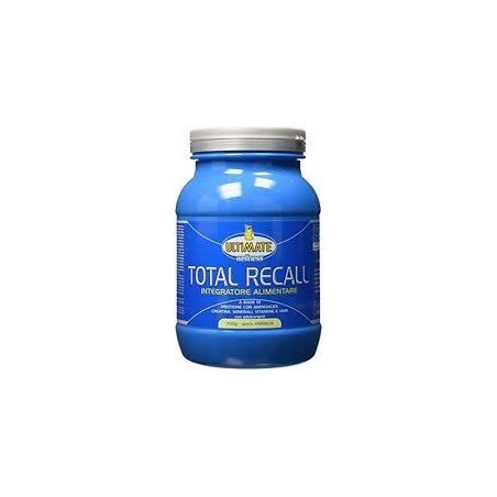 Utimate Total Recall Vaniglia Barattolo 700gr Utimate Total Recall Vaniglia Barattolo 700gr