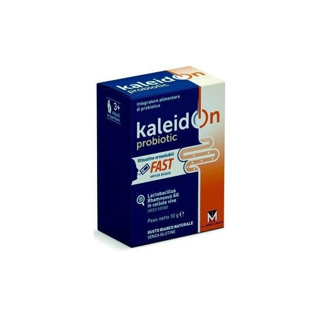 Kaleidon Fast Probiotic Bianco Naturale 10 Buste Kaleidon Fast Probiotic Bianco Naturale 10 Buste