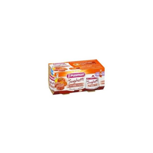 Plasmon Sughetto Ragù Di Manzo 2 X 80 Gr