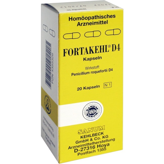 Imo Fortakehl D4 20 Capsule Sanum Imo Fortakehl D4 20 Capsule Sanum