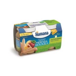 Humana Merenda Mela Banana E Biscotto 2 X 120gr