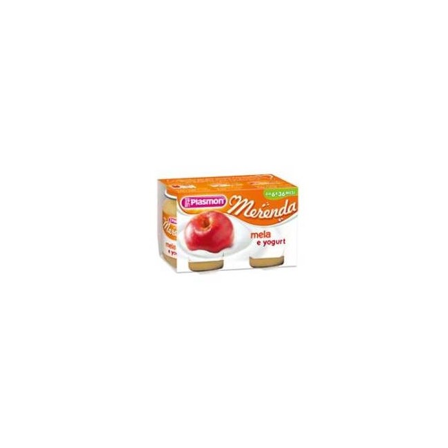 Plasmon Merenda Mela E Yogurt 120 Gr X 2