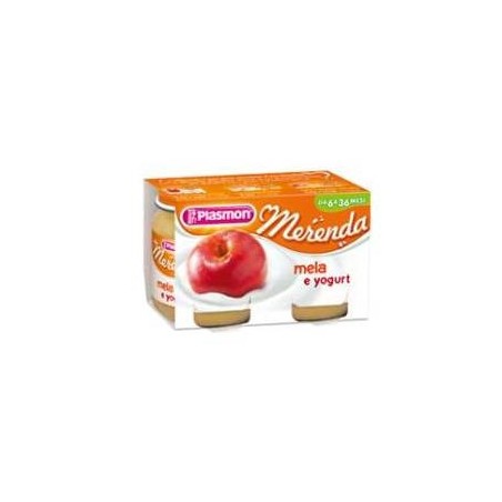 Plasmon Merenda Mela E Yogurt 120 Gr X 2