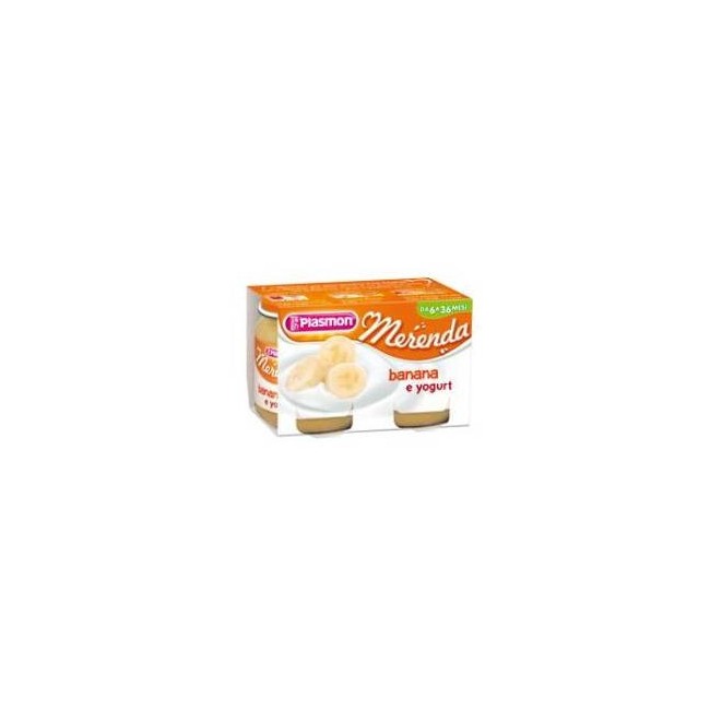 Plasmon Merenda Banana E Yogurt 120 Gr X 2