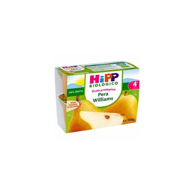Hipp Bio Merenda Pera Williams 4 X 100 Gr Hipp Bio Merenda Pera Williams 4 X 100 Gr