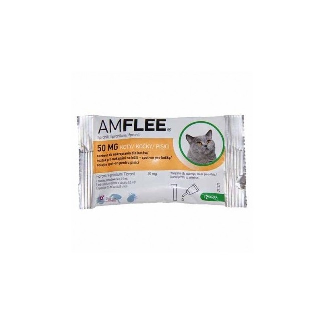 Amflee 50mg Spot On 3 Pipette Gatti