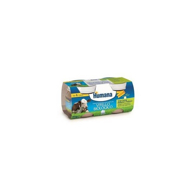 Humana Omogeneizzato Vitello 2 X 80gr Humana Omogeneizzato Vitello 2 X 80gr