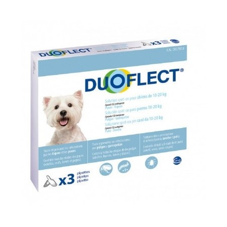 Duoflect Cani Da 10-20kg 3 Pipette X1,41ml Duoflect Cani Da 10-20kg 3 Pipette X1,41ml