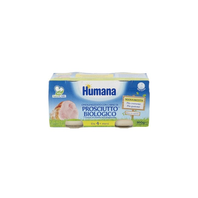 Humana Omogeneizzato Prosciutto 2 X 80 Gr Humana Omogeneizzato Prosciutto 2 X 80 Gr