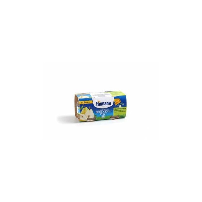 Humana Omogeneizzato Biologico Gusto Pera 2 X 80 Gr Humana Omogeneizzato Biologico Gusto Pera 2 X 80 Gr