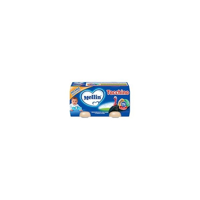 Mellin Omogeneizzato Gusto Tacchino 4 Vasetti X 80gr Mellin Omogeneizzato Gusto Tacchino 4 Vasetti X 80gr
